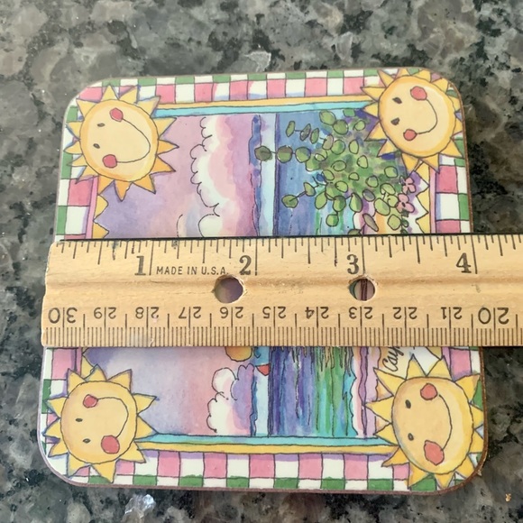 Vtg Pimpernel Caribbean Collection Set of 4 Coasters Cayman Islands - Picture 10 of 12